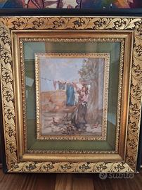 Quadro "Scena rustica" di Pietro Pantino