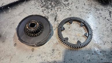 frizione completa di pignone e corona vespa px