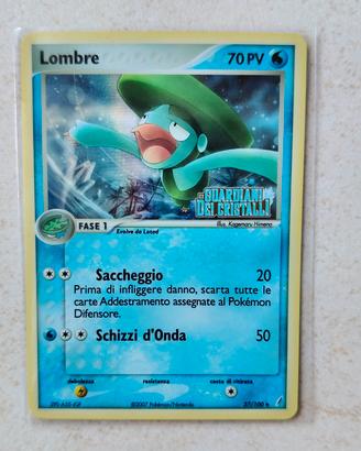 Lombre 37/100 HOLO Ex Crystal Guardians Pokemon