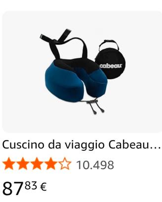 Cuscino da viaggio Cabeau Evolution S3