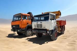 Iveco 80.16 ribaltabile gru 4x4