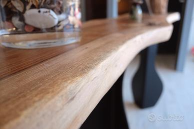 Consolle legno/ferro stile industriale