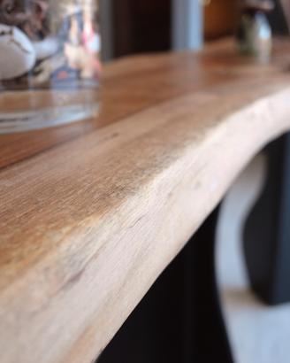 Consolle legno/ferro stile industriale