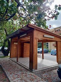 Struttura In Legno Lamellare Per Attività Commerc.