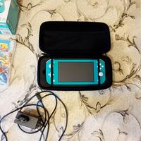 switch lite con giochi e accessori