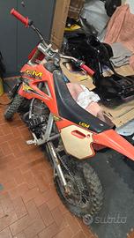 mini moto cross  lem 50 cc 2 tempi motore italiano