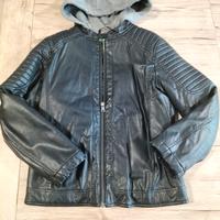 Giubbetto ecopelle trapuntato per bambino 8-9 anni