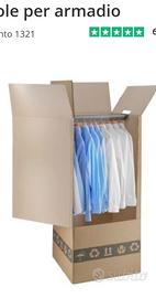 scatole vestiti per trasloco