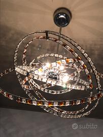Lampadario cristalli
