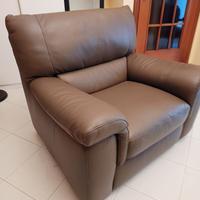 poltrona in pelle Divani&divani By Natuzzi