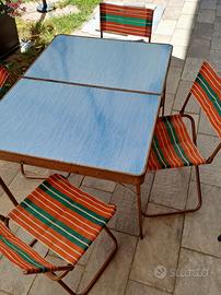 set tavolo sedie picnic campeggio
