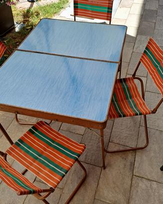 set tavolo sedie picnic campeggio
