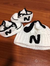 Scarpette e cappellino bimbi