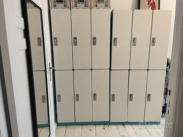 Armadietti spogliatoio industriali in acciaio