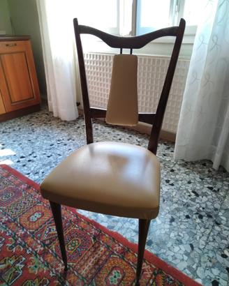 SET nr. 6 SEDIE in legno - stile antico