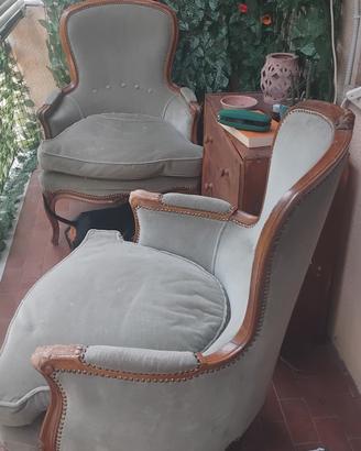 coppia poltrone antiche