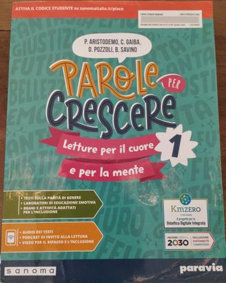 Italiano Parole per crescere 1- ISBN 9788839537768