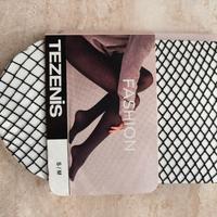 calze in microrete nere Tezenis 