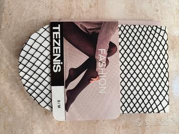 calze in microrete nere Tezenis 