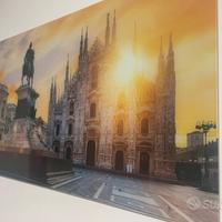 Quadro vetro temperato Duomo Milano