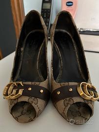 Gucci décolleté originali GG canvas – tg 36