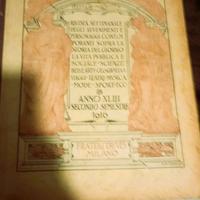 L'Illustrazione Italiana 1916 Raccolta Rilegata