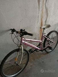 bicicletta rosa bambina 24