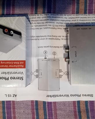 Preamplificatore Phono Stereo Transmedia AZ15L