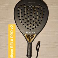 Wilson BELA PRO V2 gold racchetta padel pala
