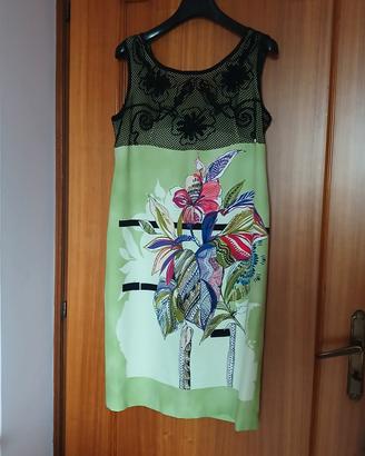 Abito Estivo Smanicato con Stampa Floreale