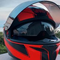 Casco AGV K-5 con visiera specchiata