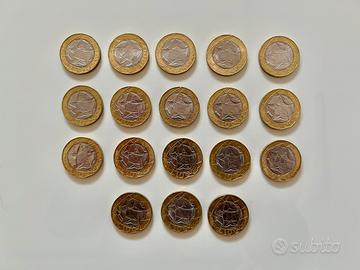 18 Monete 1.000 Lire Repubblica Italiana