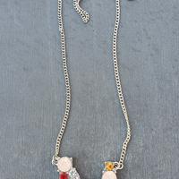 collana con ciondolo lettera N