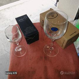 12+6 bicchieri cristallo di bhoemia in scatola