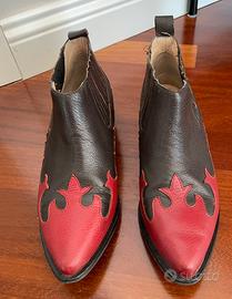Stivaletto basso stile Texano brand Dora Shoes