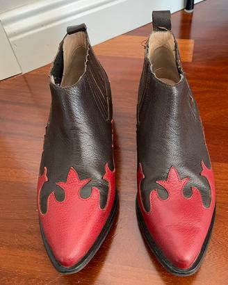 Stivaletto basso stile Texano brand Dora Shoes