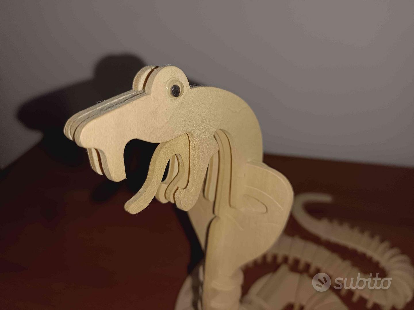 Costruzione Puzzle 3D in Legno Serpente - Tutto per i bambini In vendita a  Padova