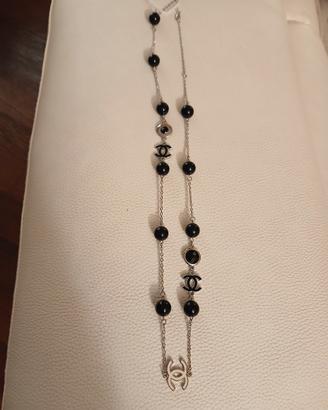Collana alta bigiottetria  in acciaio  nuova