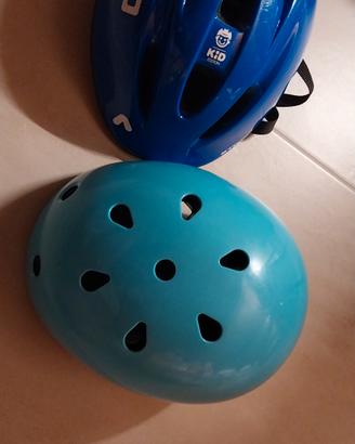 caschetto bici e caschetto pattini