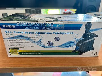 Pompa immergibile per laghetti e acquari NUOVA