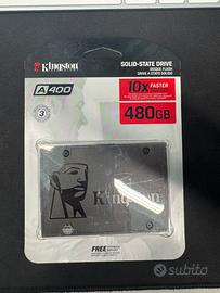 SSD Kingston A400 480GB SATA III 2,5” - NUOVO