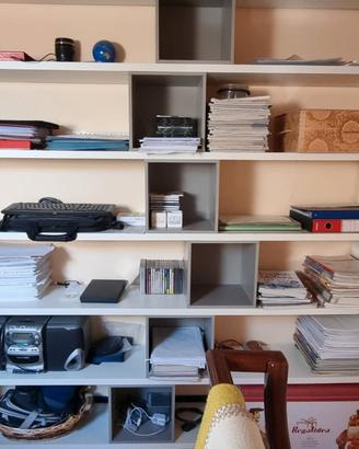 Libreria con 6 cubotti (183 x 196 x 30 cm)