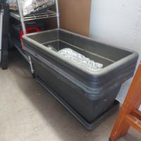 Fioriere in plastica antracite 