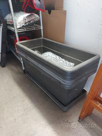 Fioriere in plastica antracite 