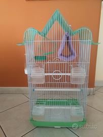 gabbie per uccelli complete di tutto