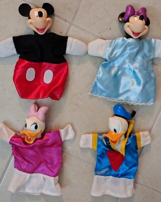 Lotto 4 burattini Disney