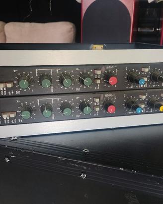 PREAMP EQUALIZZATORE MBI 2 CANALI CONSOLE RACKATI