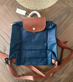 Originale borsa Zaino Longchamp blu scuro