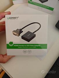 Ugreen adattatore HDMI a VGA nuovo