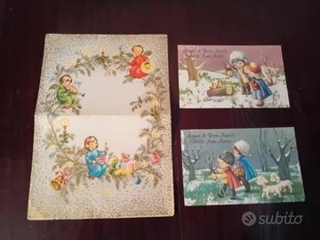bigliettini di Natale vintage